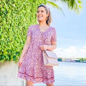 Soft and comfortable swing dress.